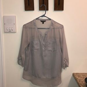 Shirt see thru from the pockets up and sleeves.